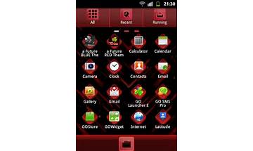 GO Launcher EX Theme Red Futur for Android - Download the APK from Habererciyes